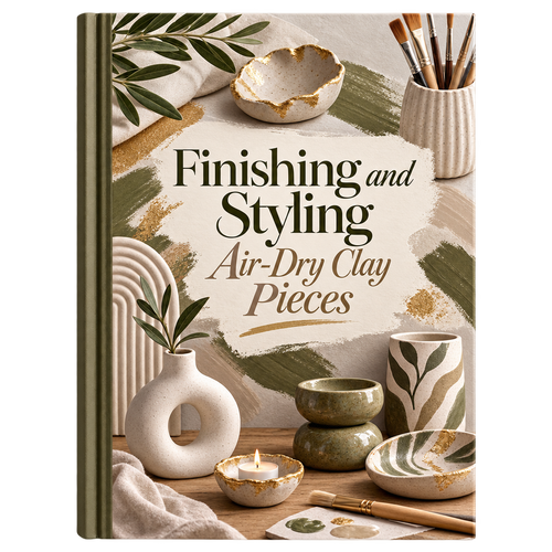 Finishing and Styling Air-Dry Clay Pieces ebook cover